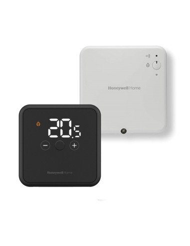 Raumthermostat DT4R Resideo Honeywell Home, drahtlos, OpenTherm, schwarz - YT43MRFBT32