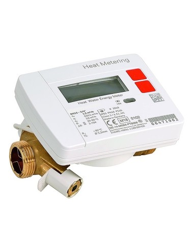 Contatore di calore compatto ad ultrasuoni solo riscaldamento 1/'2" Resideo Honeywell Home EW7011BK1200