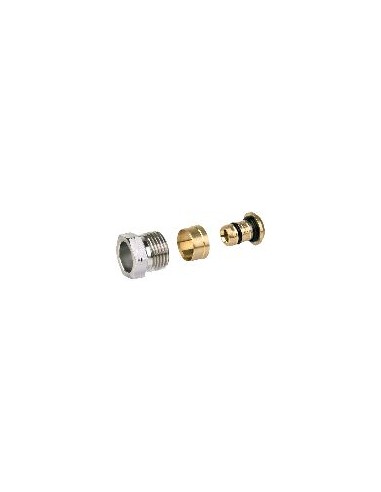 Raccordo per tubo multistrato per Kombi TRV con filetttura interna - Resideo Honeywell Home - FIG1/2M16X2