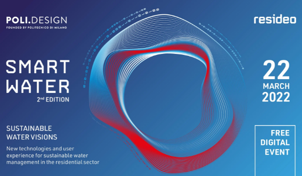 APPUNTAMENTO ONLINE AL 22 MARZO 2022 PER LA SECONDA EDIZIONE DI SMART WATER